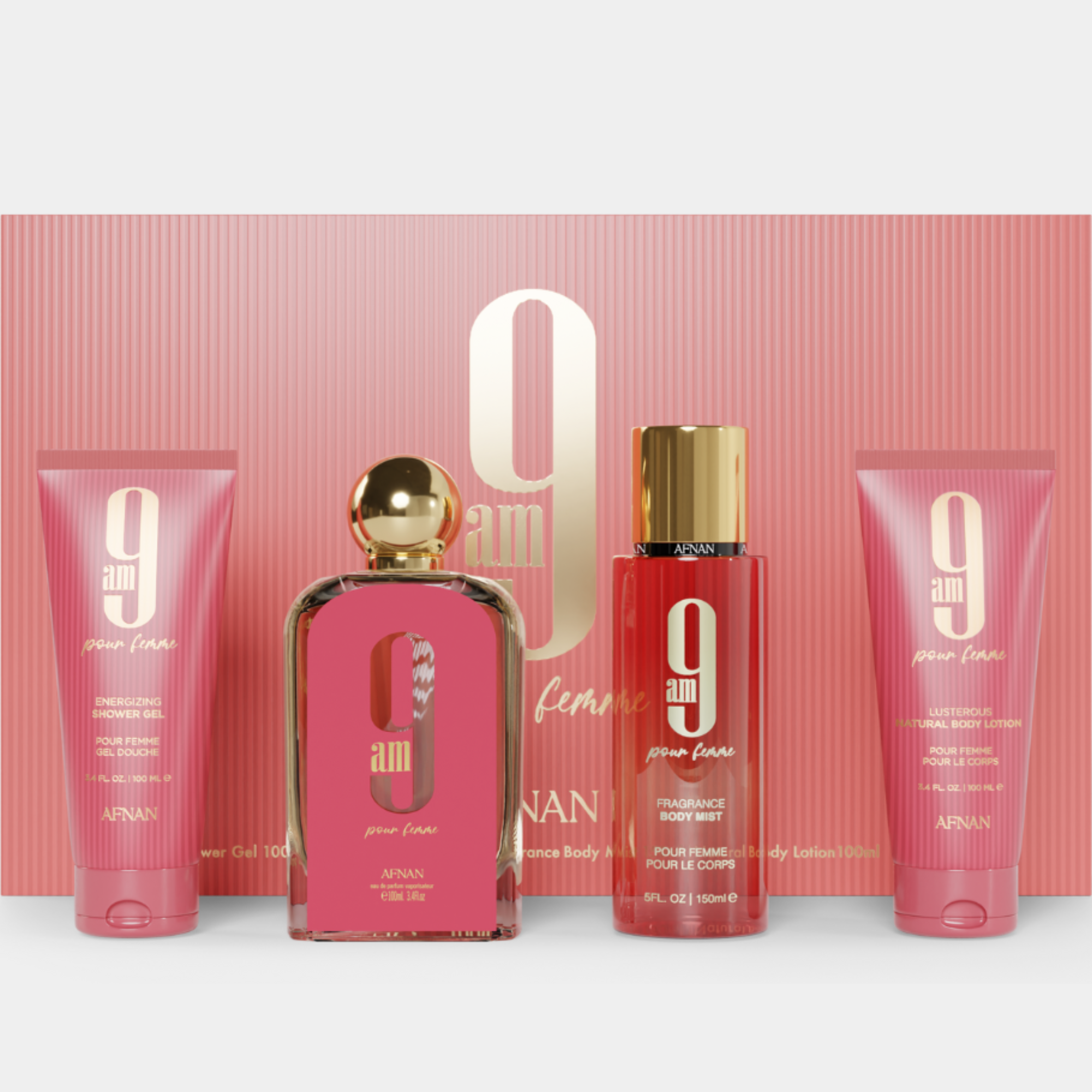 GIFT SET 9 AM POUR FEMME